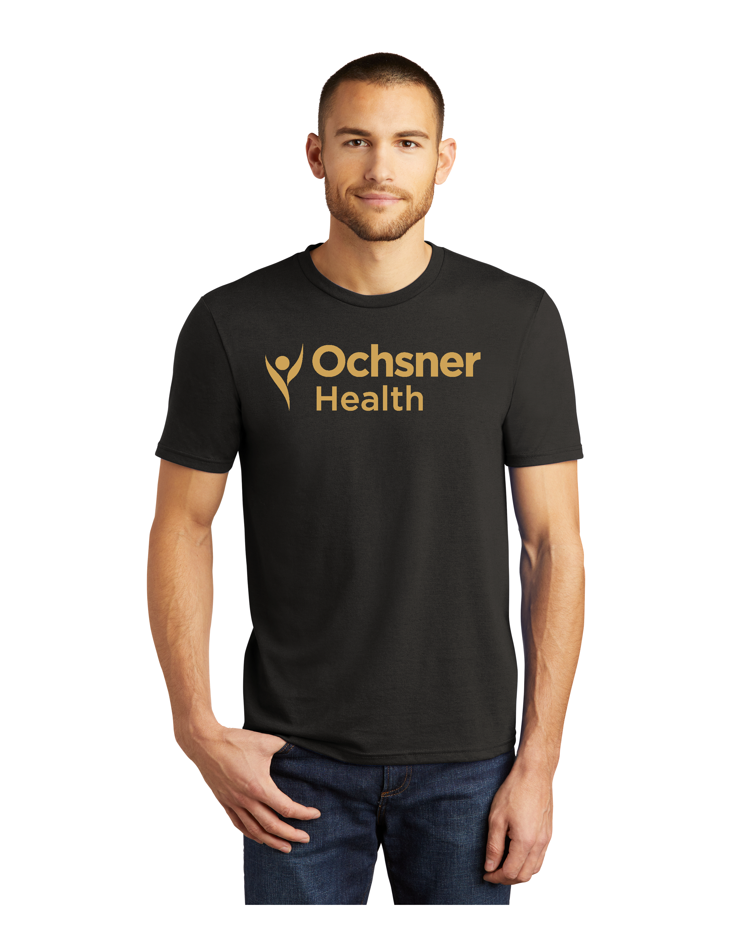 Ochsner Saints Unisex Short Sleeve T-Shirt, Black, large image number 1